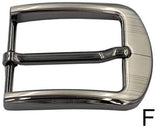 1-1/2 inch heel bar gunmetal buckle bbk F