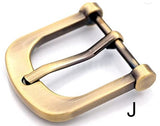 1-inch brass heel bar buckle bbk