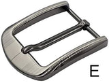 1-1/2 inch heel bar gunmetal buckle bbk E