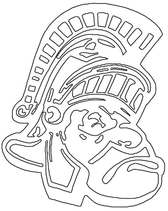 Spartans Logo Outline BBK